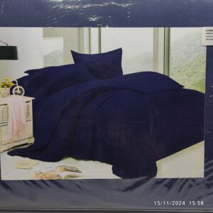 Juego De Sabanas Lisa Queens Varios Diseños, 4 piz 80% Algodón-300hilos Excelente Calidad