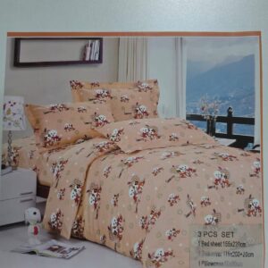 Juego De Sabanas 1 Plaza Estampada Varios Diseños, 300/Hilos - 3 Piezas Excelente Calidad